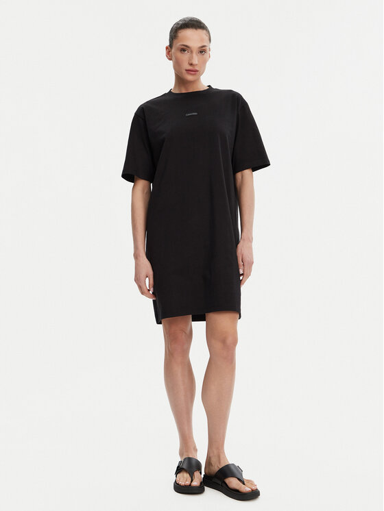 Calvin Klein Jeans Calvin Klein Jeans Повсякденна сукня J20J225289 Чорний Relaxed Fit
