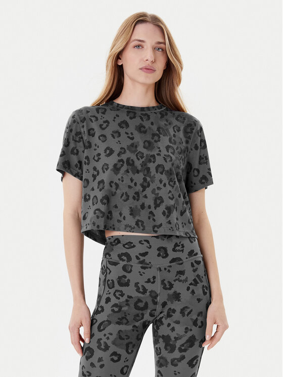 adidas Тишърт Workout Essentials JN2646 Сив Regular Fit