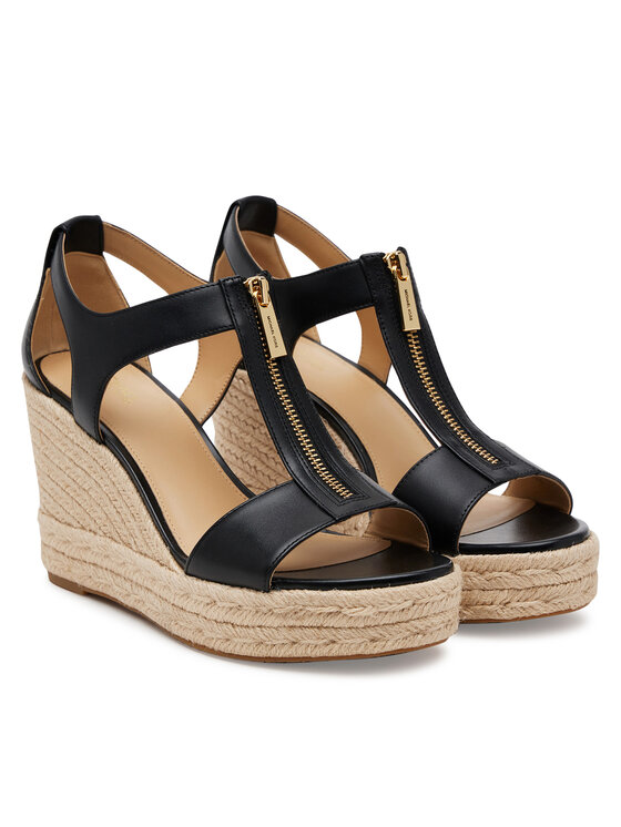 MICHAEL Michael Kors MICHAEL Michael Kors Espadryle Barkley Leather 40R4BRMS1L Czarny