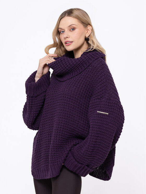 LIDIA KALITA LIDIA KALITA Golf Ville Fioletowy Oversize