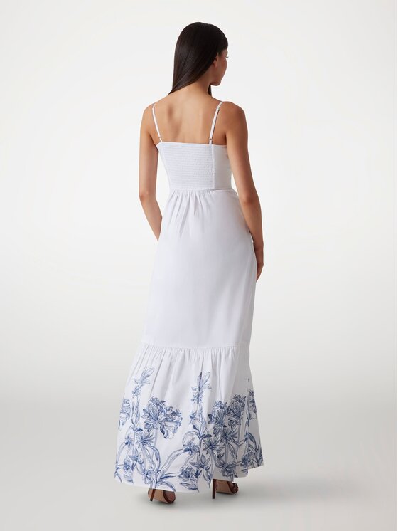 Guess Guess Φόρεμα 173921 Λευκό Classic Fit