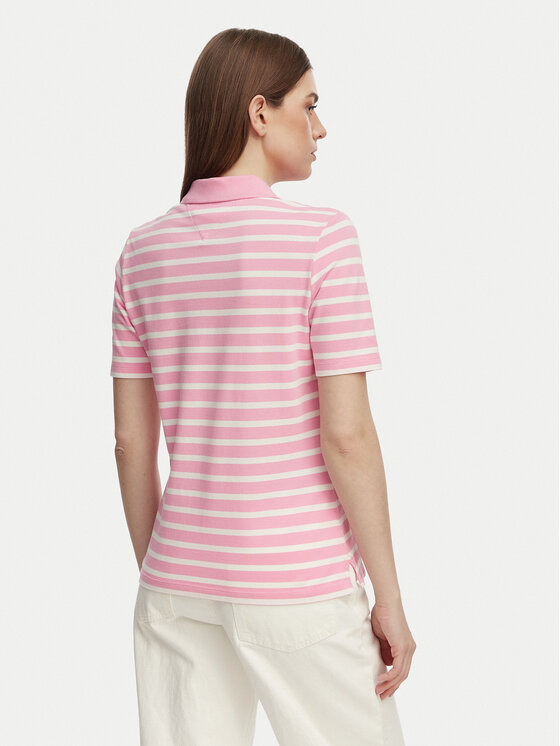 Tommy Hilfiger Tommy Hilfiger Polo 1985 WW0WW43224 Gaiši rozā Regular Fit