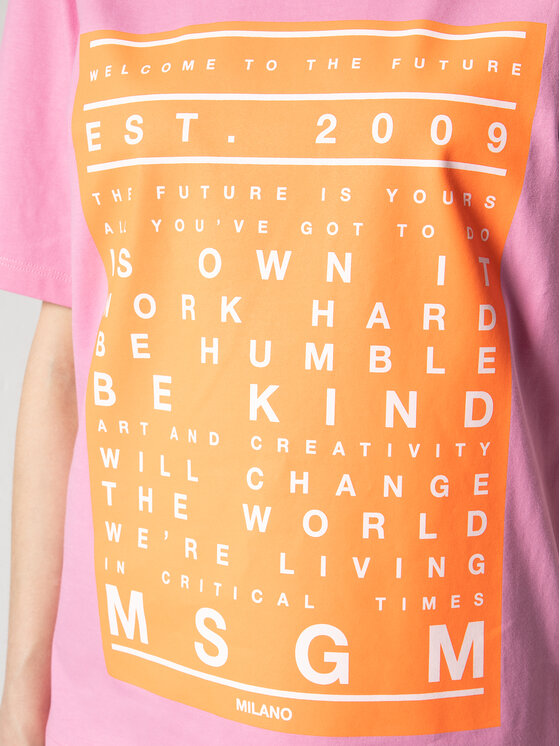 T-shirt 2841MDM222 207298 12 Rosa Regular Fit