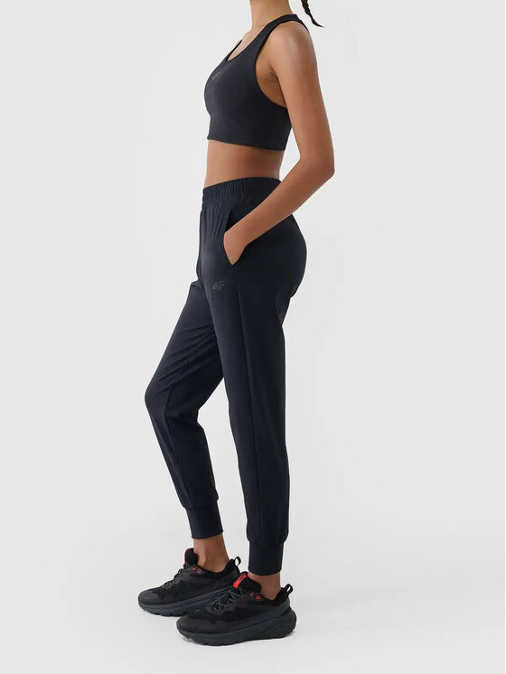 4F 4F Legginsy 4FWSS26TFTRF1074-20 Czarny Active Fit