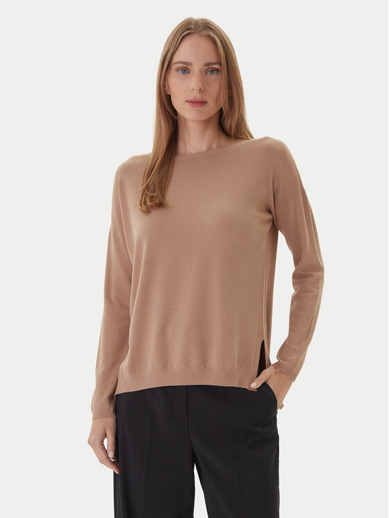 Kontatto Kontatto Pullover 3M0800C Beige Regular Fit