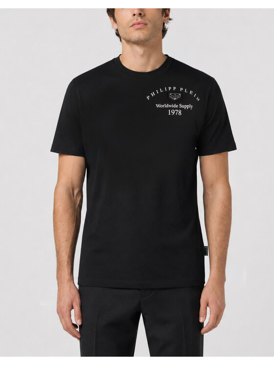 PHILIPP PLEIN PHILIPP PLEIN T-Shirt 31679 Czarny Regular Fit