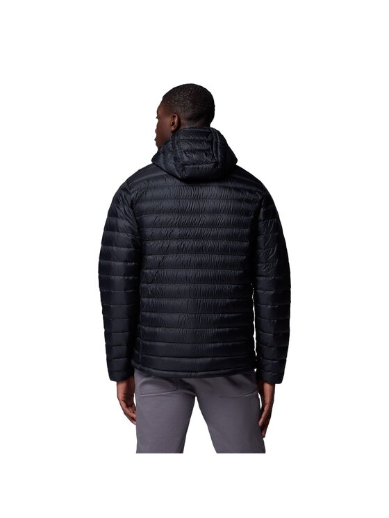Columbia Columbia Kurtka puchowa Corelite Down Hooded Jacket 2134212010 Czarny Regular Fit