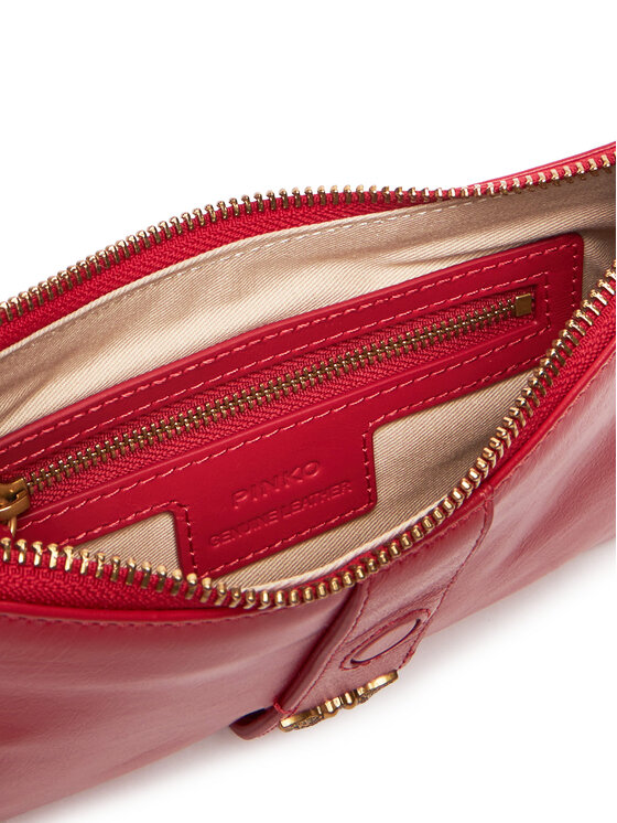 PINKO PINKO Torebka Arthemis Shoulder Mini AI 24-25 PLTT 103512 A29V Czerwony