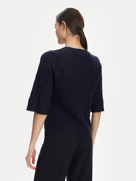 Marella Marella Sweter Franz 2523366084 Granatowy Regular Fit