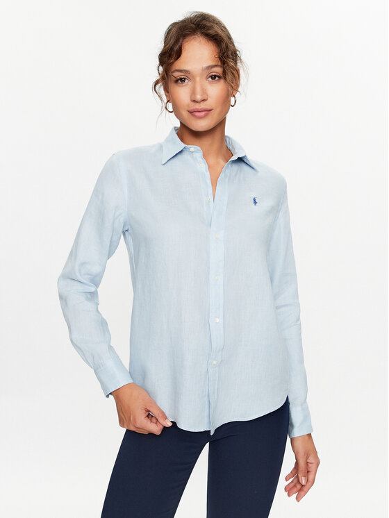 Női Ing Polo Ralph Lauren, Méret: XS, Kék, 211920516003