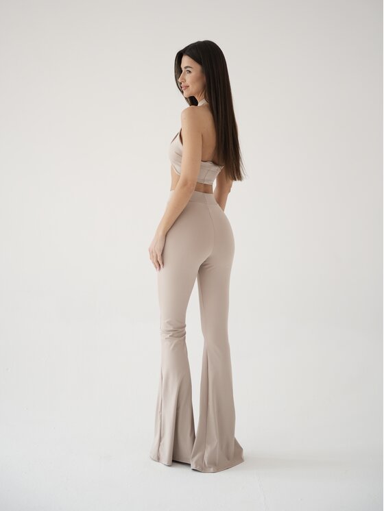 MissDenim MissDenim Top Soft Touch Beżowy Second Skin Fit