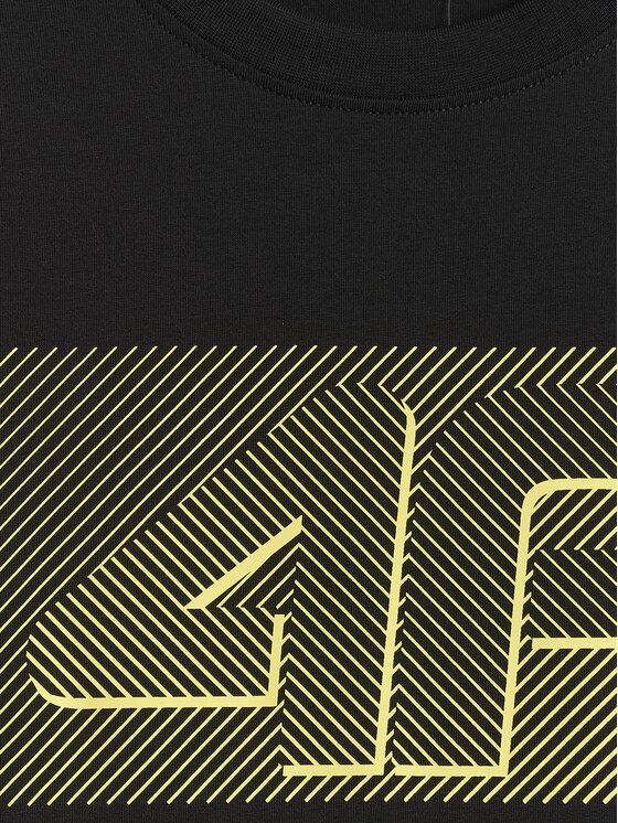 4F 4F T-Shirt COMMERCIAL 12 Czarny Regular Fit