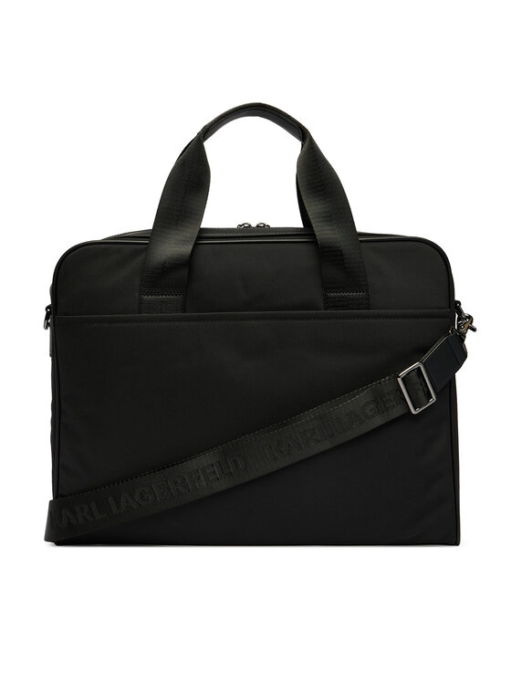 KARL LAGERFELD KARL LAGERFELD Geantă pentru laptop A4M30191 Negru