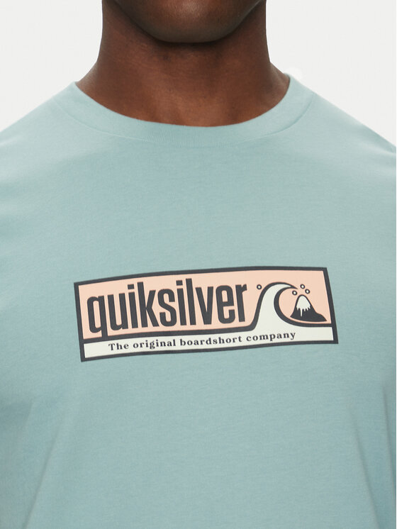 Quiksilver Quiksilver T-shirt EQYZT08040 Tirkizna Regular Fit