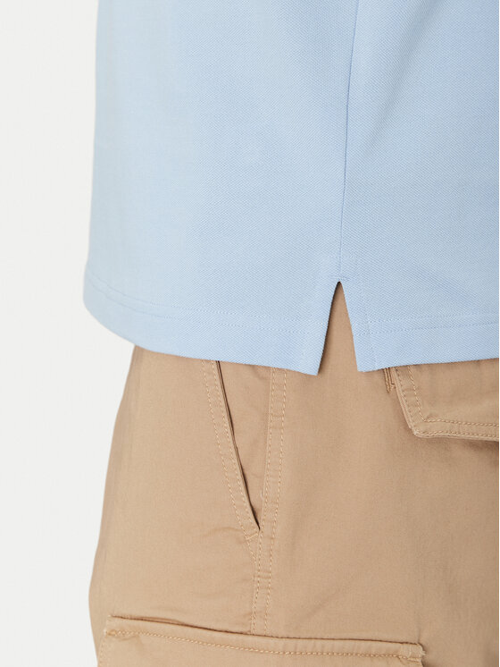 Gant Gant Polo marškinėliai Shield Piqué 2210 Žydra Regular Fit