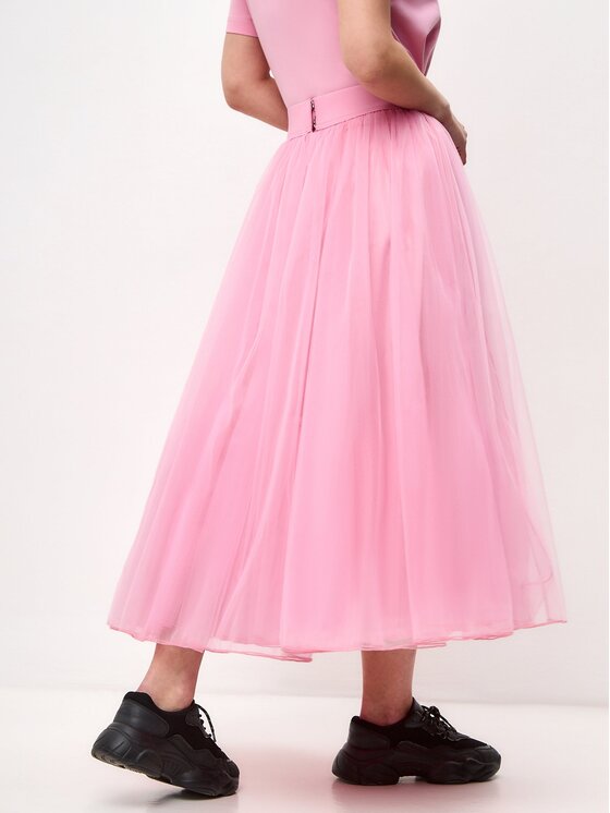 CAT by maniita lacitta CAT by maniita lacitta Spódnica midi Women's skirt Princess Różowy Regular Fit