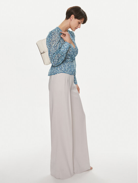 Morgan Morgan Bluse 241-OLAGO.F Blau Regular Fit