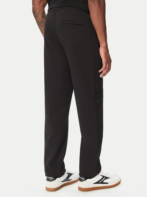 KARL LAGERFELD KARL LAGERFELD Jogginghose 705012 564902 Schwarz Regular Fit