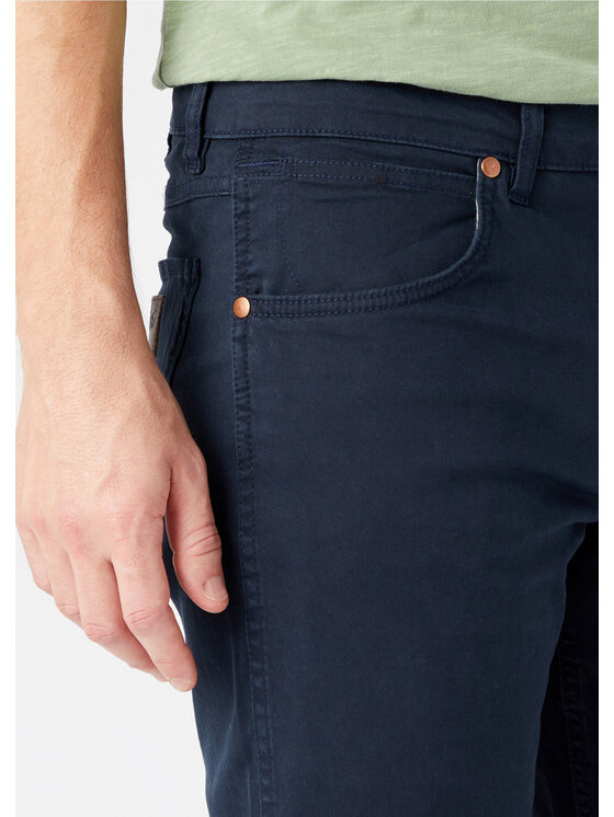 Wrangler Wrangler Pantaloni di tessuto GREENSBORO Blu Straight Fit