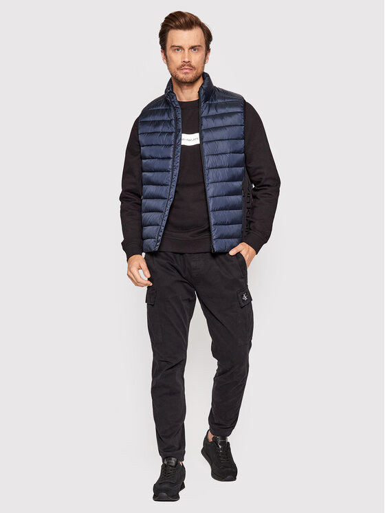Calvin Klein Calvin Klein Prsluk Recycled Side K10K108292 Tamnoplava Regular Fit