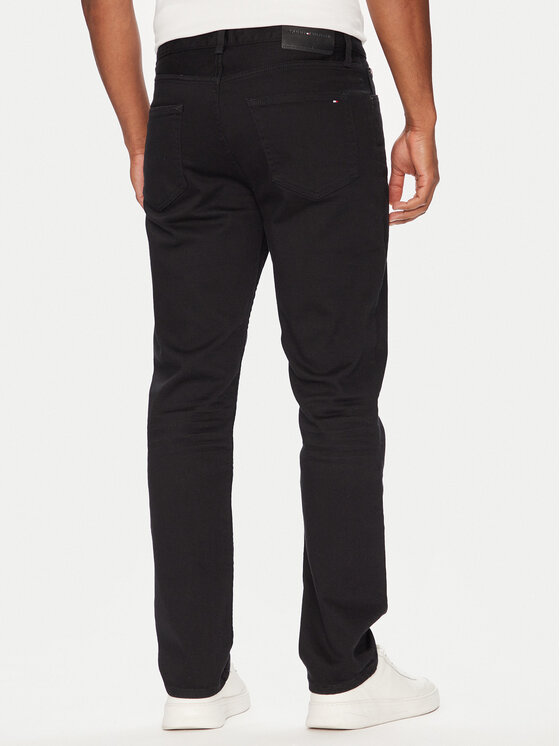 Tommy Hilfiger Tommy Hilfiger Blugi Denton MW0MW40681 Negru Straight Fit