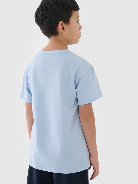 4F 4F T-shirt 4FJWSS25TTSHM2325-33S Blu Oversize