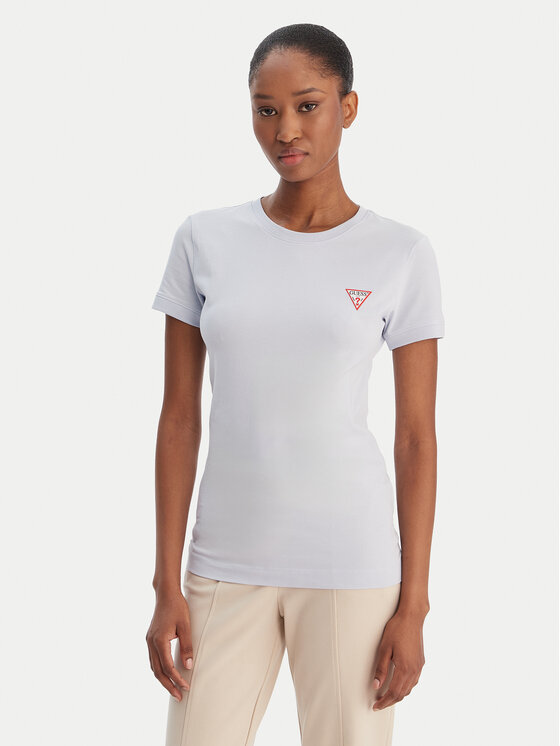 Guess Guess T-shirt W2YI44 J1314 Celeste Regular Fit