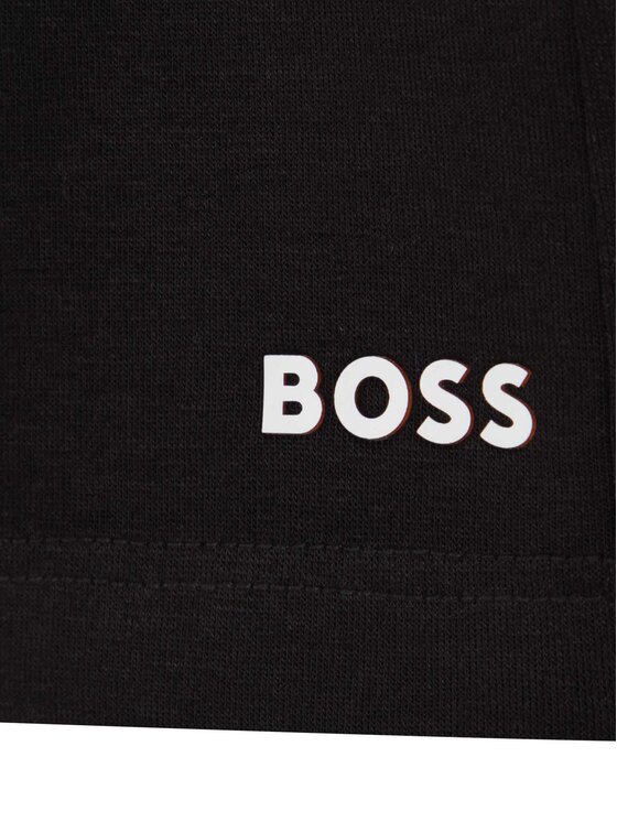 BOSS Boss Komplet polo i spodenki J28112 D Czarny Regular Fit