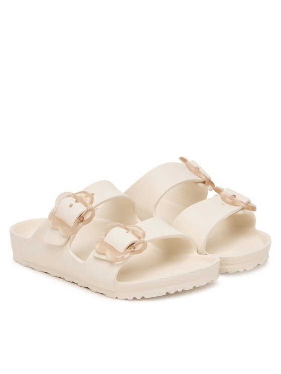 Birkenstock Birkenstock Šľapky Arizona Flower Buckle 1031291 Biela