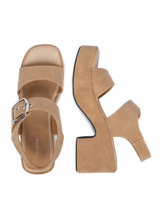 DeeZee DeeZee Sandały CEO-LB-G9349-A Beżowy