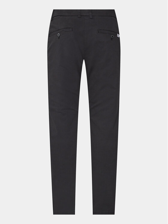 Lindbergh Lindbergh Chinosy 30-005044 Czarny Slim Fit