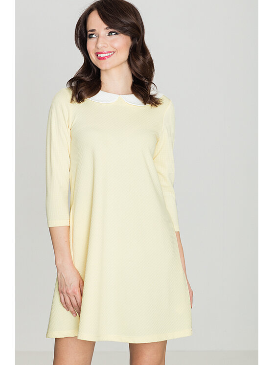 Lenitif Lenitif Vestito k218 Giallo Regular Fit
