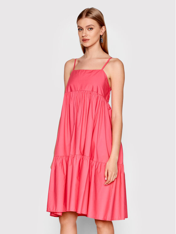 Fracomina Rochie de zi FR22SD1048W40001 Roz Regular Fit