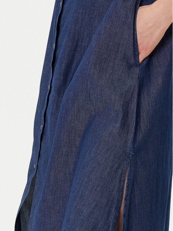 United Colors Of Benetton United Colors Of Benetton Rochie de zi 44KCDV0BH Bleumarin Regular Fit