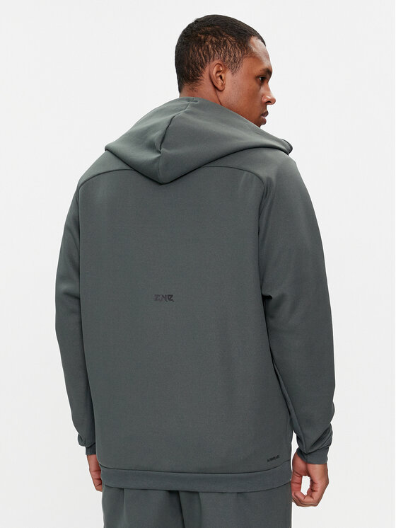 adidas adidas Džemperis Z.N.E. Winterized IR5240 Žalia Relaxed Fit