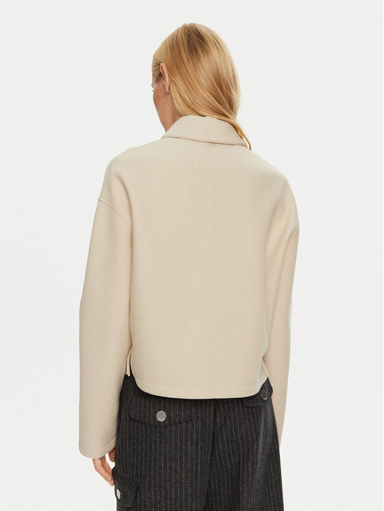 AMI Paris AMI Paris Sweter FPL318.750 Beżowy Regular Fit