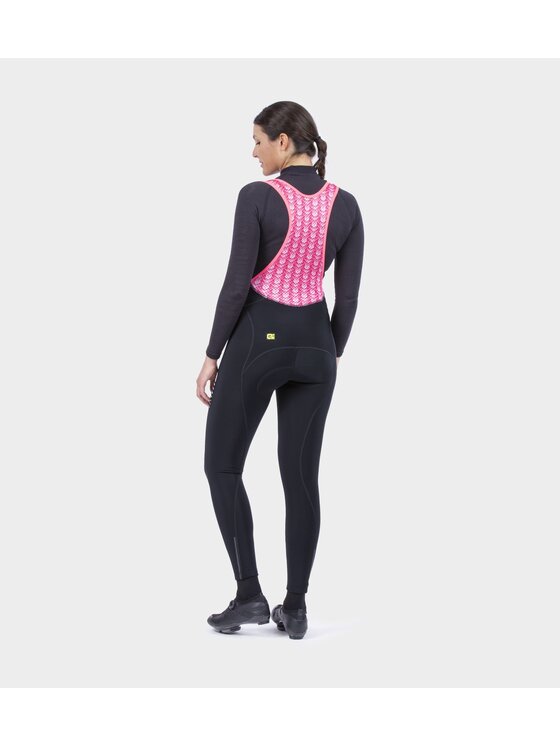 Alé Cycling Alé Cycling Spodnie outdoor Solid Essential Bib Czarny Fitted Fit