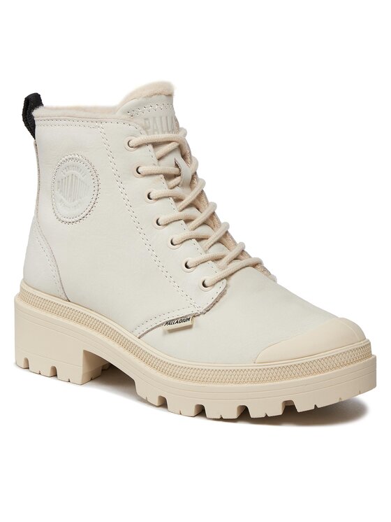 Palladium Palladium Schnürstiefeletten Pallabase Nbk Zip Wl 98867-197-M Weiß