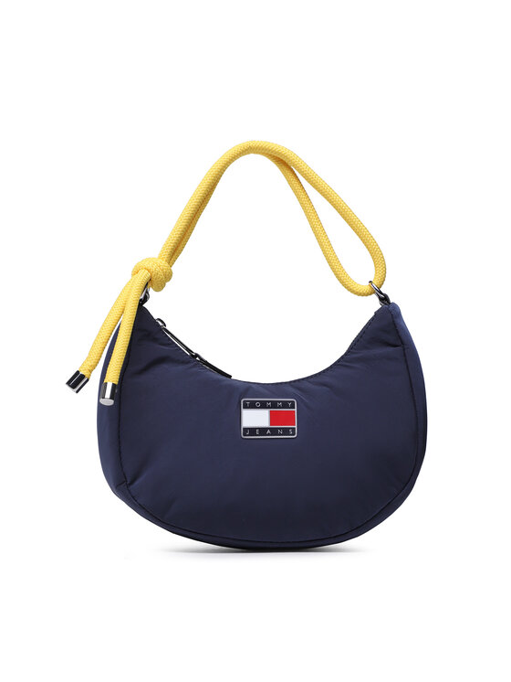 Tommy Jeans Ročna Torba Tjw Beach Summer Shoulder Bag AW0AW14580 Mornarsko Modra