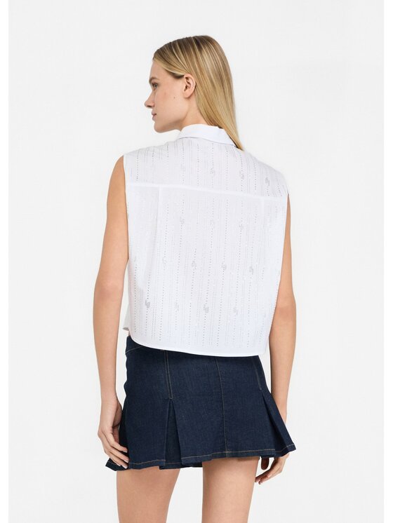 Liu Jo Liu Jo Camicia UF5239T039AM9861 Bianco Regular Fit