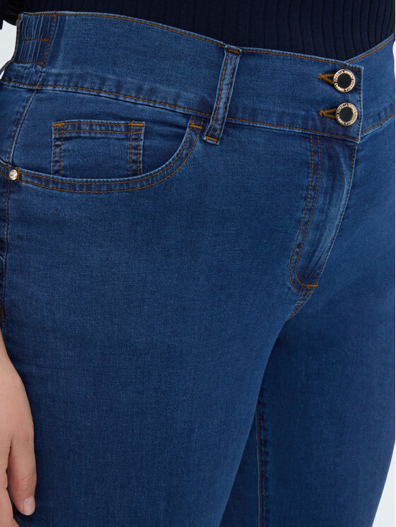 Fiorella Rubino Fiorella Rubino Jeansy P485T005237N024 Niebieski Skin Fit