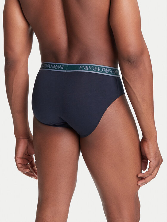Emporio Armani Underwear Emporio Armani Underwear Set od 3 para muških slip gaća EM000258 AF10779 MB254 Tamnoplava