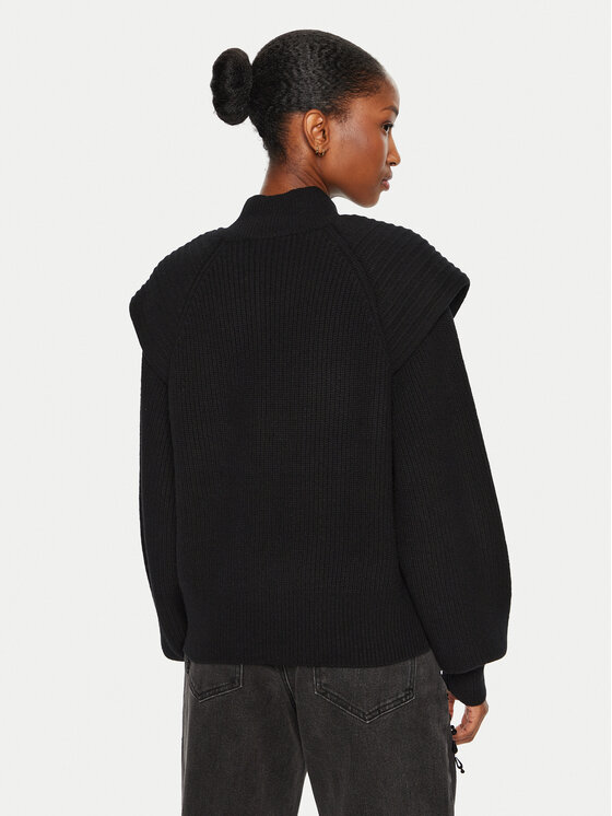 Gestuz Gestuz Pullover Madia 10909459 Schwarz Loose Fit