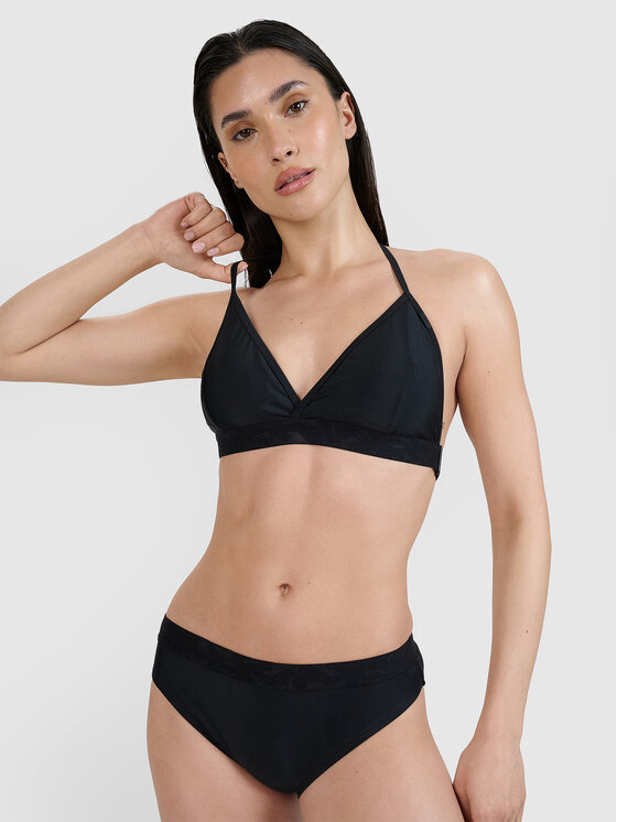 4F 4F Góra od bikini BEACHWEAR BASIC Czarny