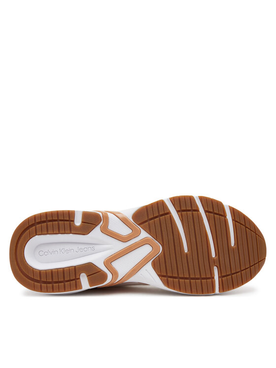 Calvin Klein Jeans Calvin Klein Jeans Снікерcи Retro Tennis Knit Mg YW0YW01887 Білий