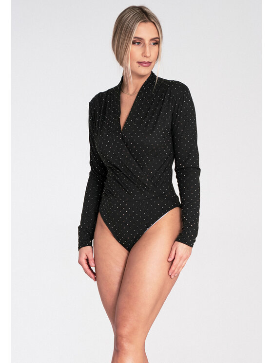 FIGL FIGL Body M1080 Čierna Classic Fit