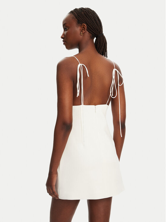 Bardot Bardot Koktejlové šaty Ingrid 59710DB1 Bílá Slim Fit