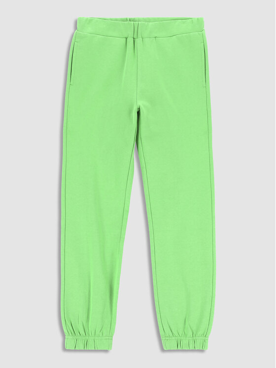 Coccodrillo Coccodrillo Pantaloni trening WC3120102EVG Verde Regular Fit