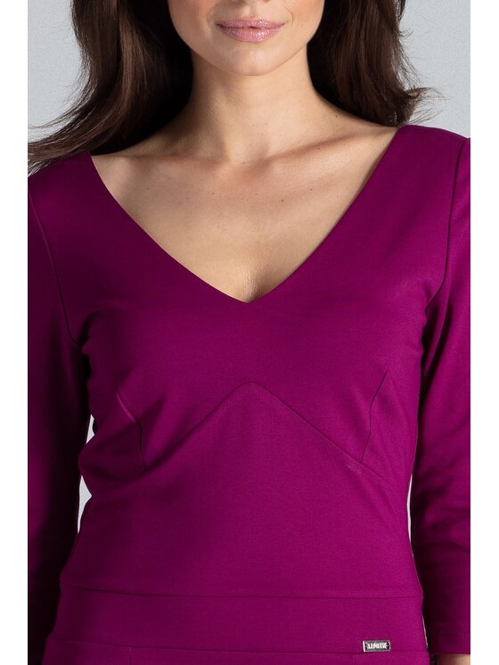 Lenitif Lenitif Šaty K476 Ružová Regular Fit