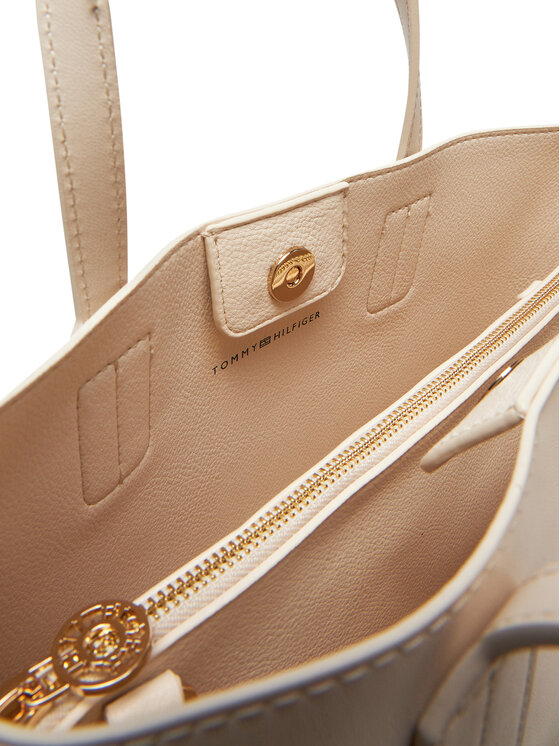 Tommy Hilfiger Tommy Hilfiger Handtasche Th Distinct Mini Tote AW0AW17192 Beige